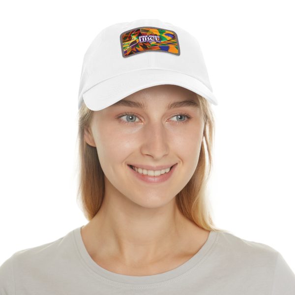 Dad Hat with Leather Patch (Rectangle) - Image 4